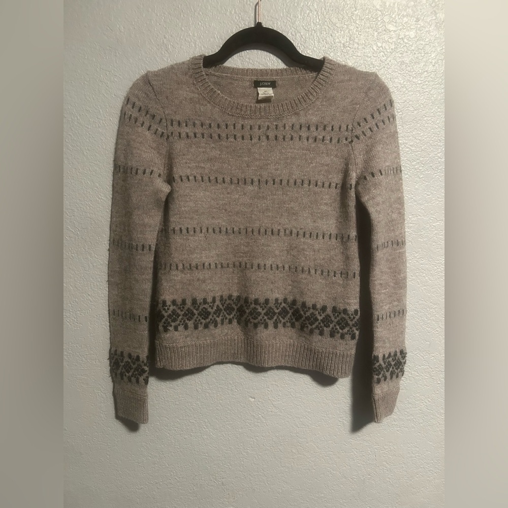 J.crew alpaca wool blend sweater View 2